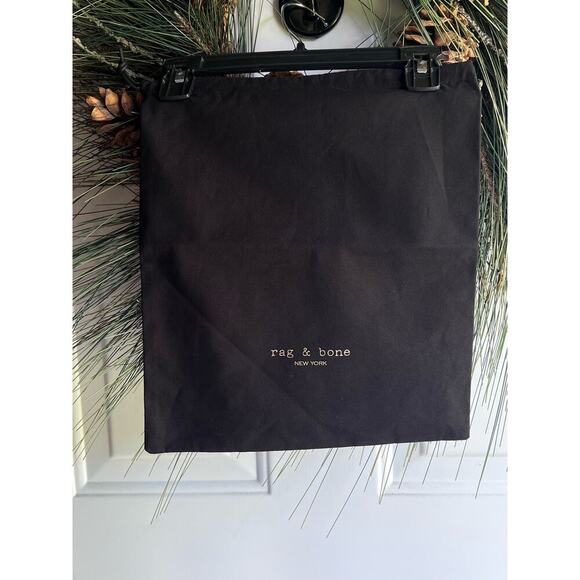 Black Drawstring Rag and Bone Dust Bag - Picture 1 of 7